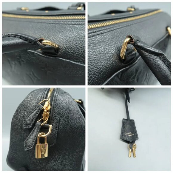 100% Authentic Louis Vuitton Speedy Bandouliere 25 Leather Satchel 1587-080224 - Picture 9 of 12